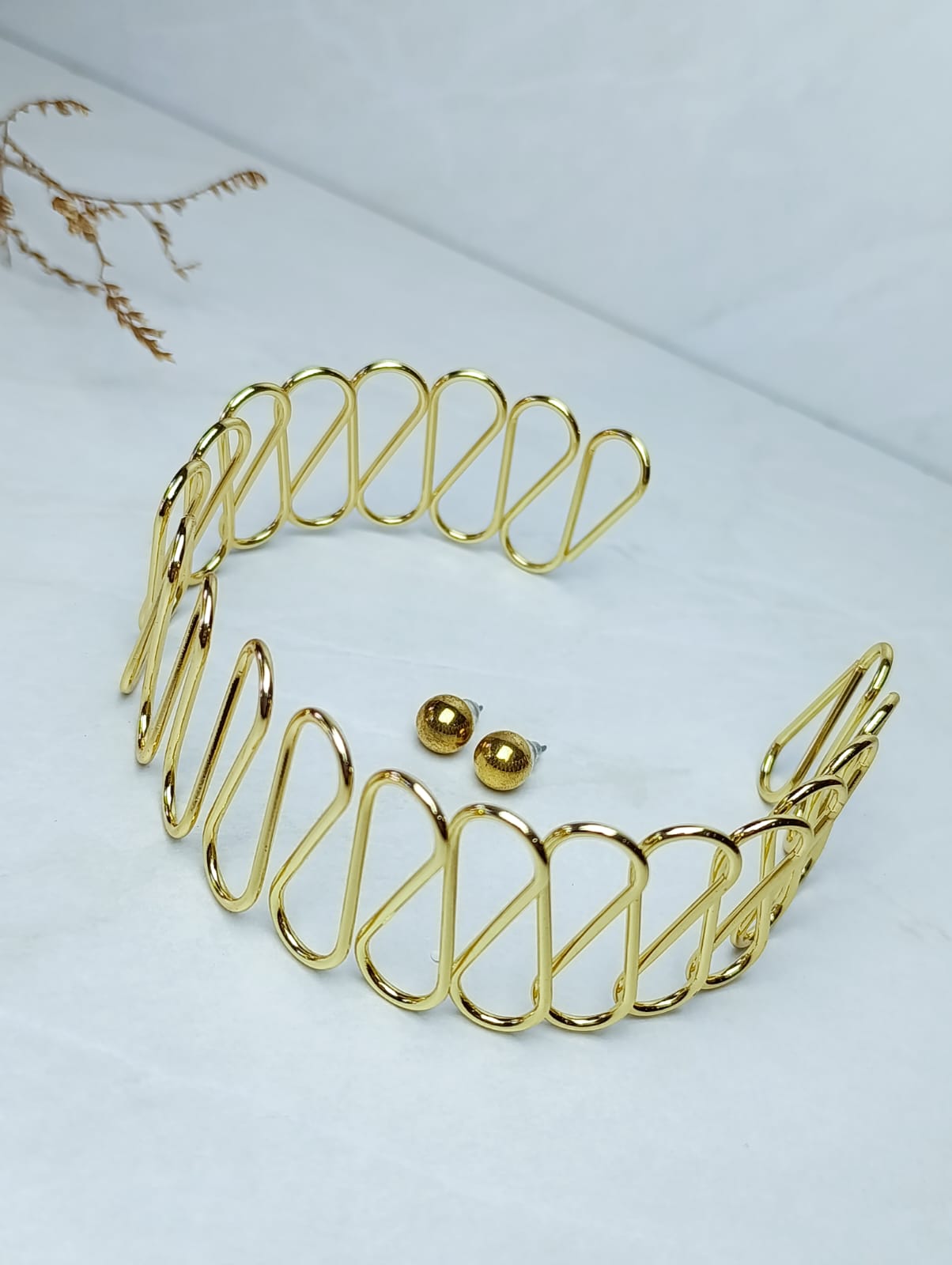 SET CHOKER Y ARO GEOMETRICO