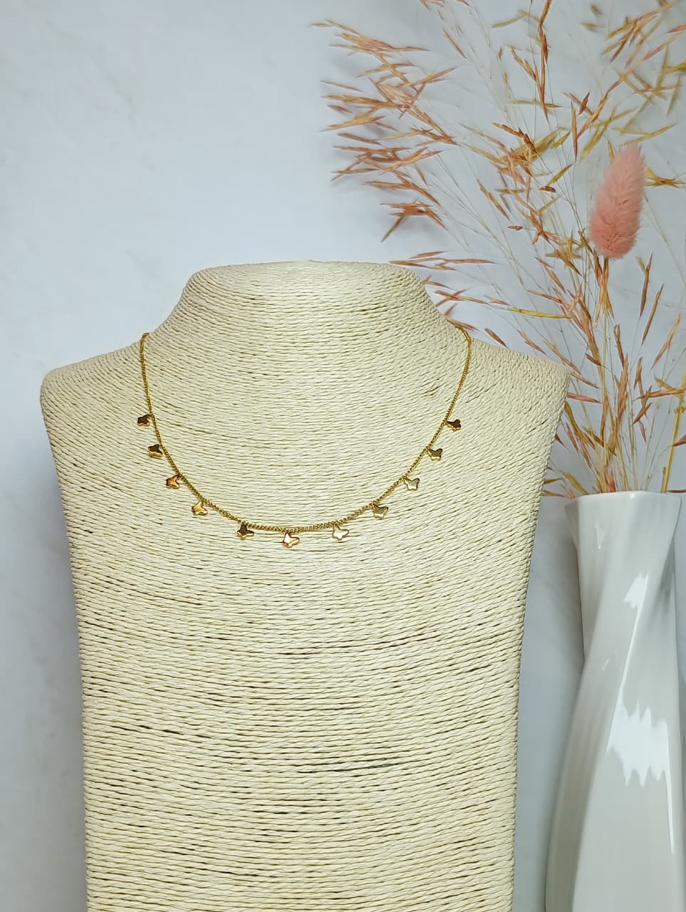COLLAR MARIPOSAS DORADAS
