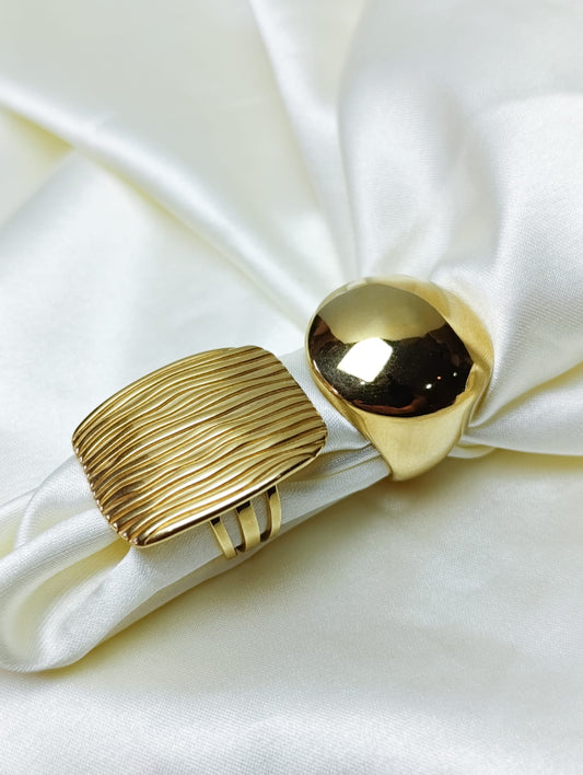 ANILLOS GOLD ACERO QUIRURGICO