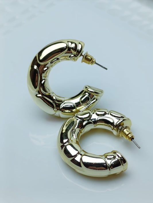 ARO CHUNKY DORADO TEXTURIZADO
