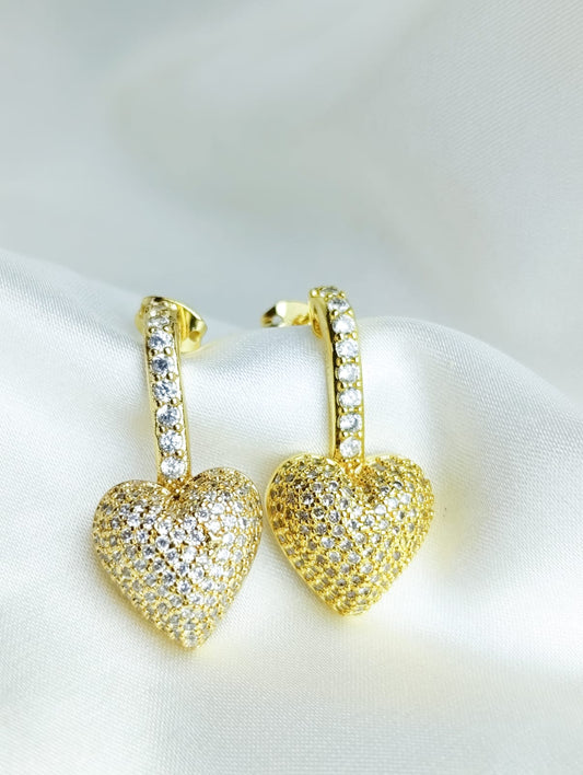 AROS DE CORAZÓN CON CIRCONIAS