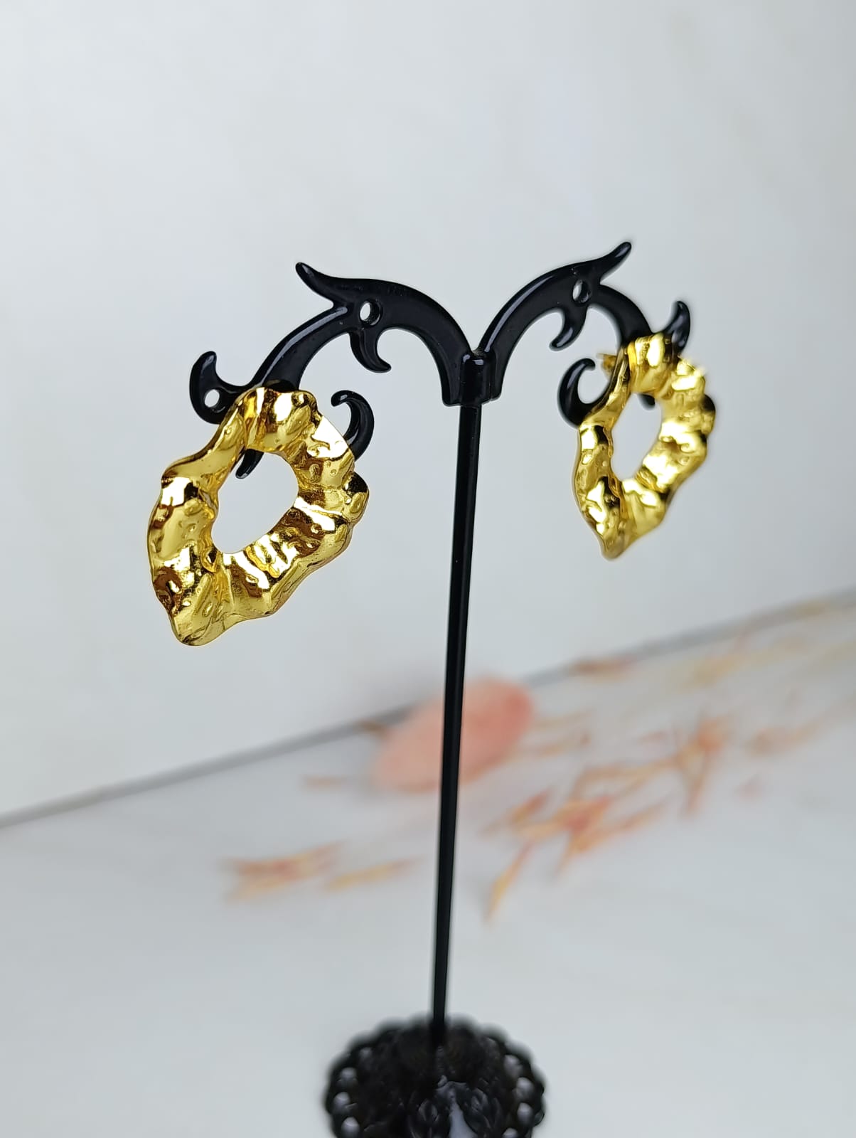 AROS ARGOLLA ORGÁNICA DORADA