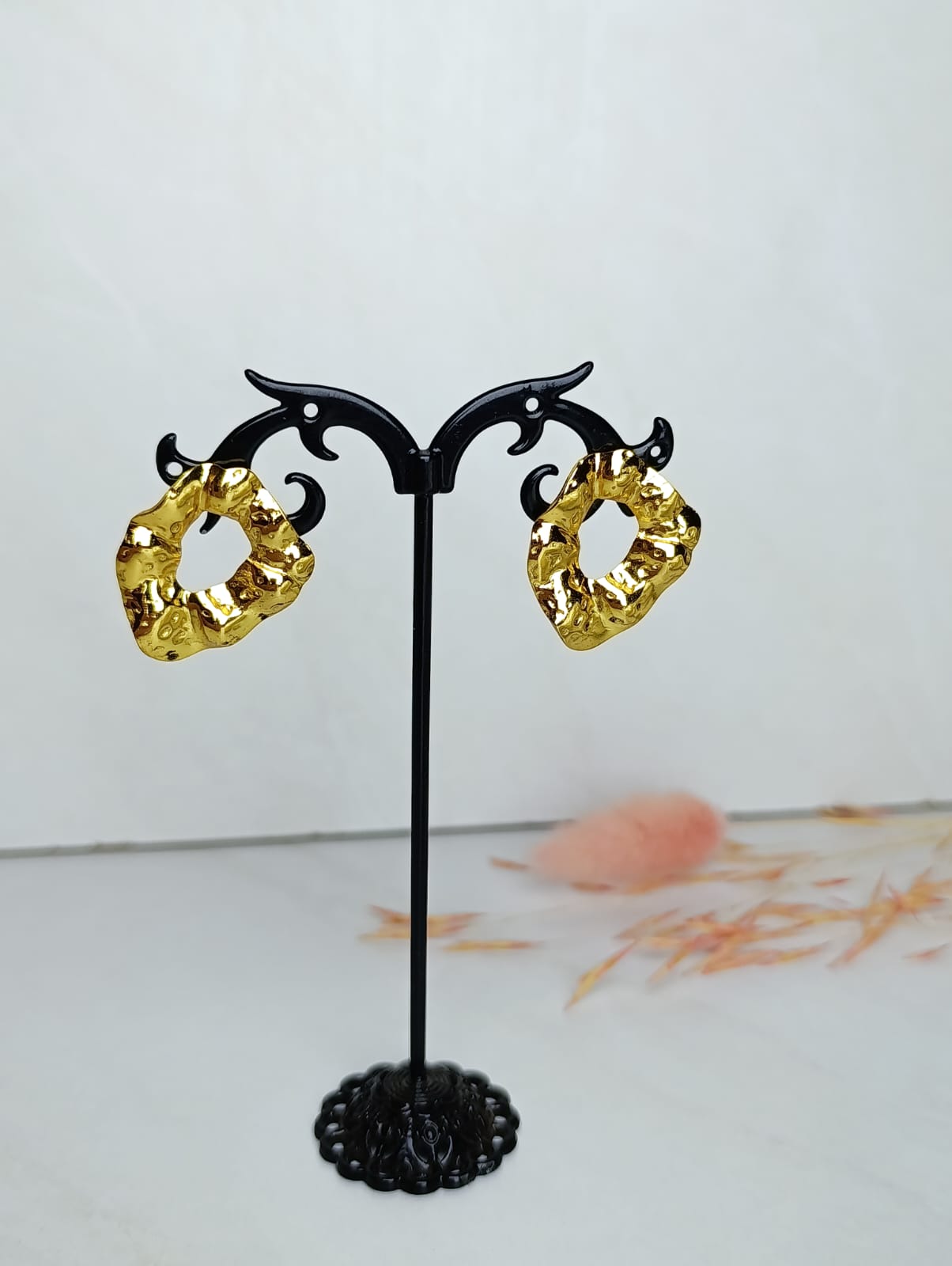 AROS ARGOLLA ORGÁNICA DORADA